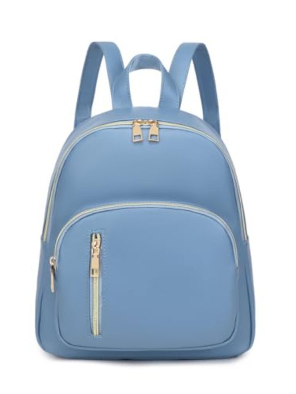 Faux Leather Mini Backpack Purse Anti-Theft Waterproof Small Daypack